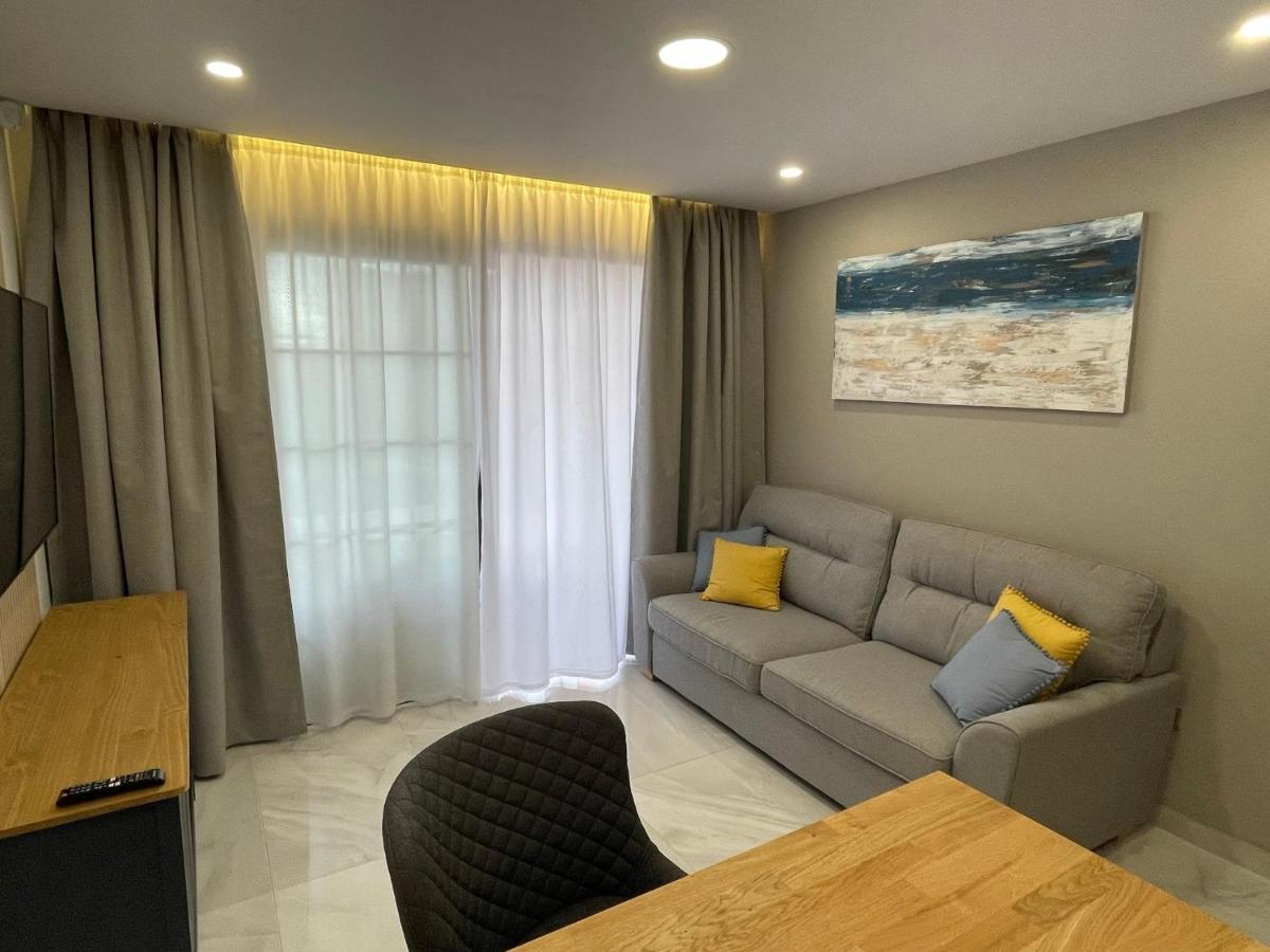 شقة Luxury Diamond - Ocean View, Big Terraces, Air Con, Wifi لوس كريستيانوس المظهر الخارجي الصورة