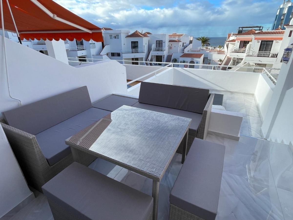 شقة Luxury Diamond - Ocean View, Big Terraces, Air Con, Wifi لوس كريستيانوس المظهر الخارجي الصورة