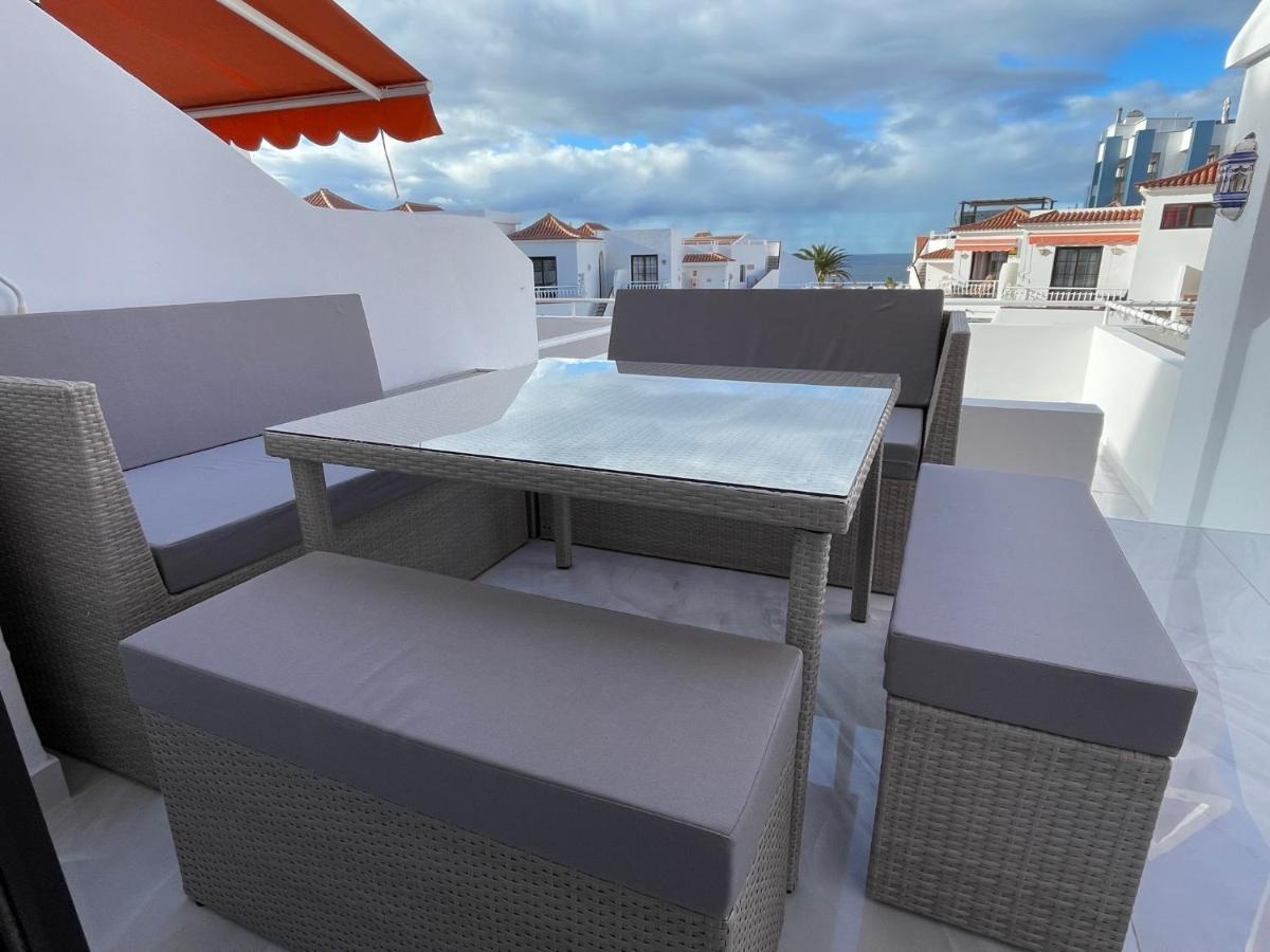 شقة Luxury Diamond - Ocean View, Big Terraces, Air Con, Wifi لوس كريستيانوس المظهر الخارجي الصورة