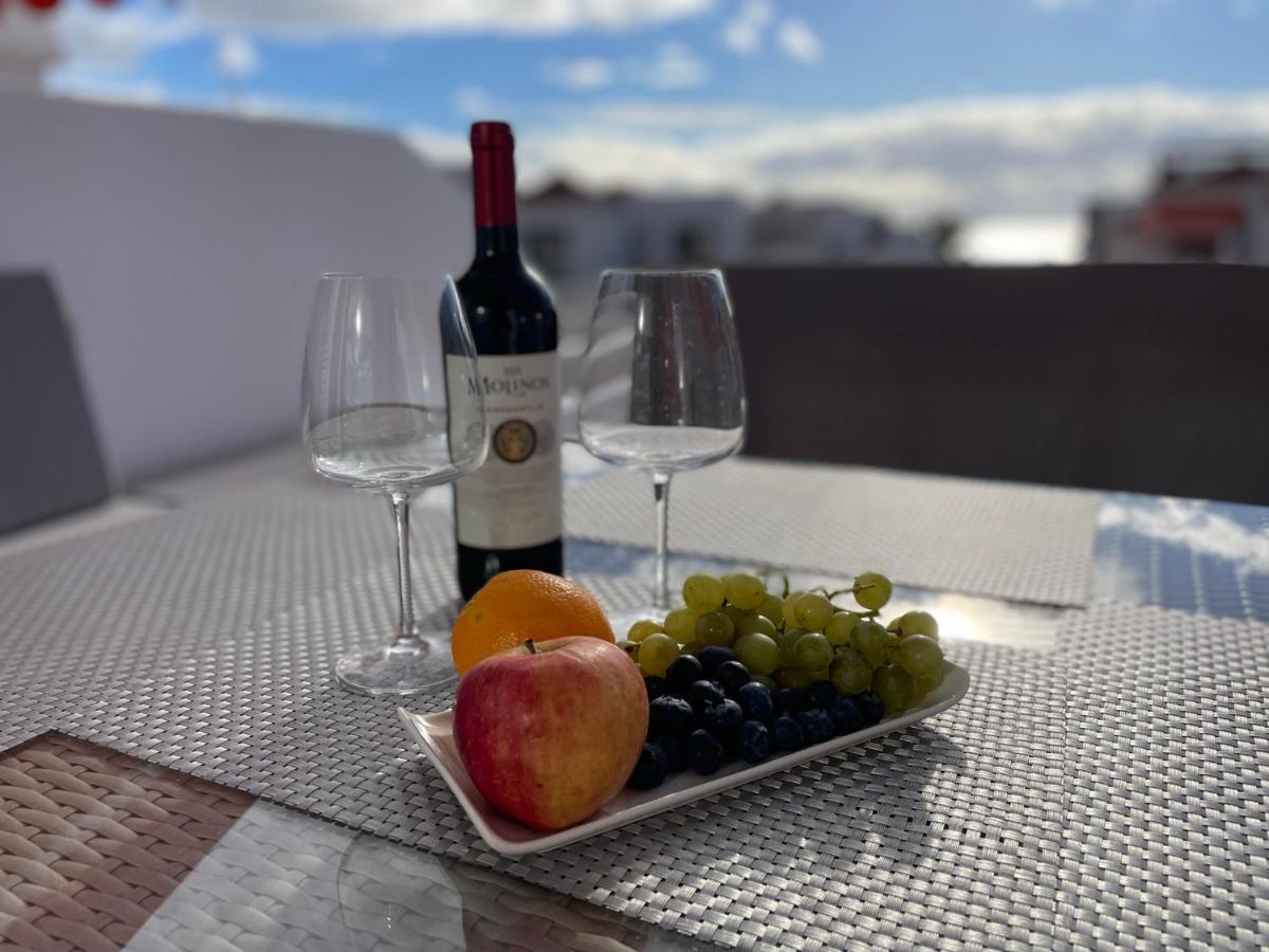 شقة Luxury Diamond - Ocean View, Big Terraces, Air Con, Wifi لوس كريستيانوس المظهر الخارجي الصورة