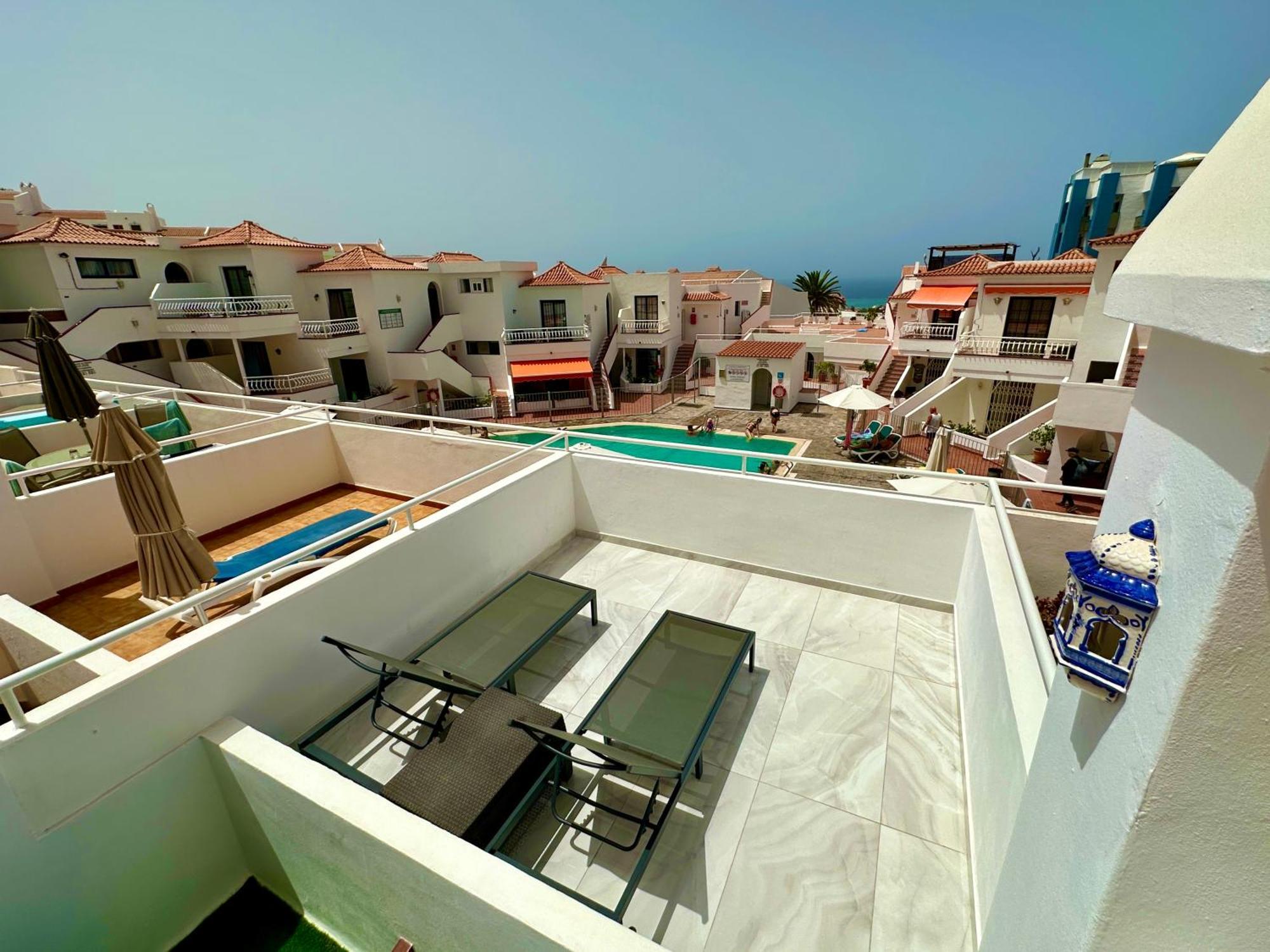 شقة Luxury Diamond - Ocean View, Big Terraces, Air Con, Wifi لوس كريستيانوس المظهر الخارجي الصورة